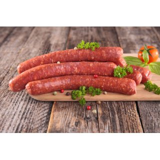 Merguez de bison aux épices de Montréal surgelées