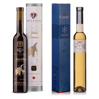 Duo vin de glace Vidal et cidre de glace Givré