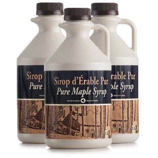 Lot de 3 sirop d'érable cruchon 1L
