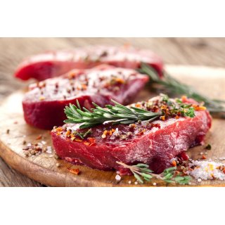 Filet de bison en tournedos surgelé