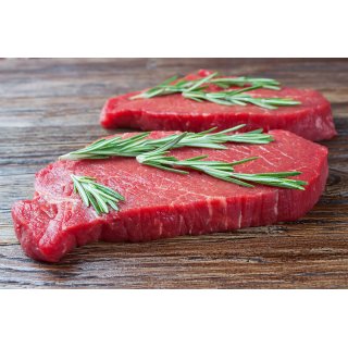 Steaks de bison dans la tranche 2 x 200 g environ (400 g minimum)
