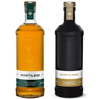 Duo crème & whisky canadien au sirop d'érable Sortilège