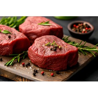 Filet de bison en tournedos surgelé